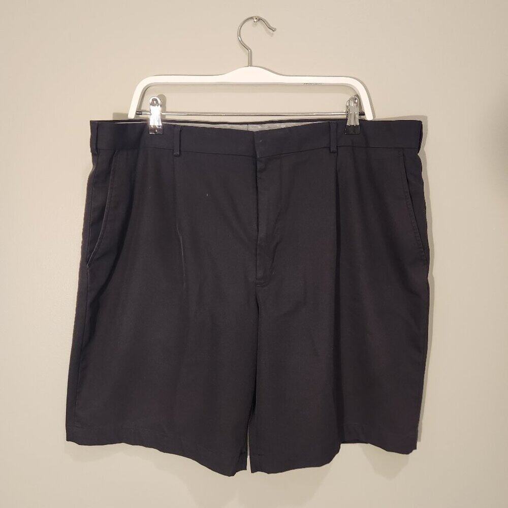 Walter Hagen Men's Size 40 Black Pleat Front Golf Shorts Country Club Athletic